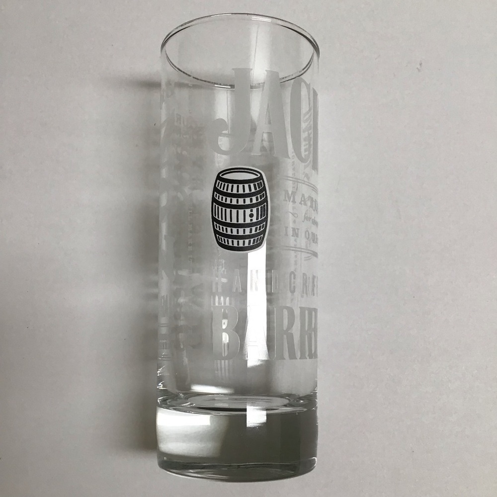 Jack Daniels Whiskey 4 Highball Tumbler Glasses Tall Boy 10 oz Old No. 7 Bar USA - Picture 12 of 16
